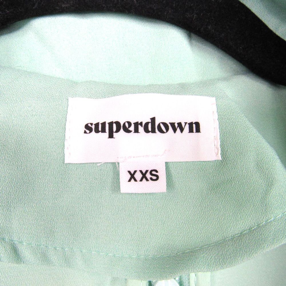 Superdown Danijela Mini Dress in Sage XXS - Picture 5 of 9